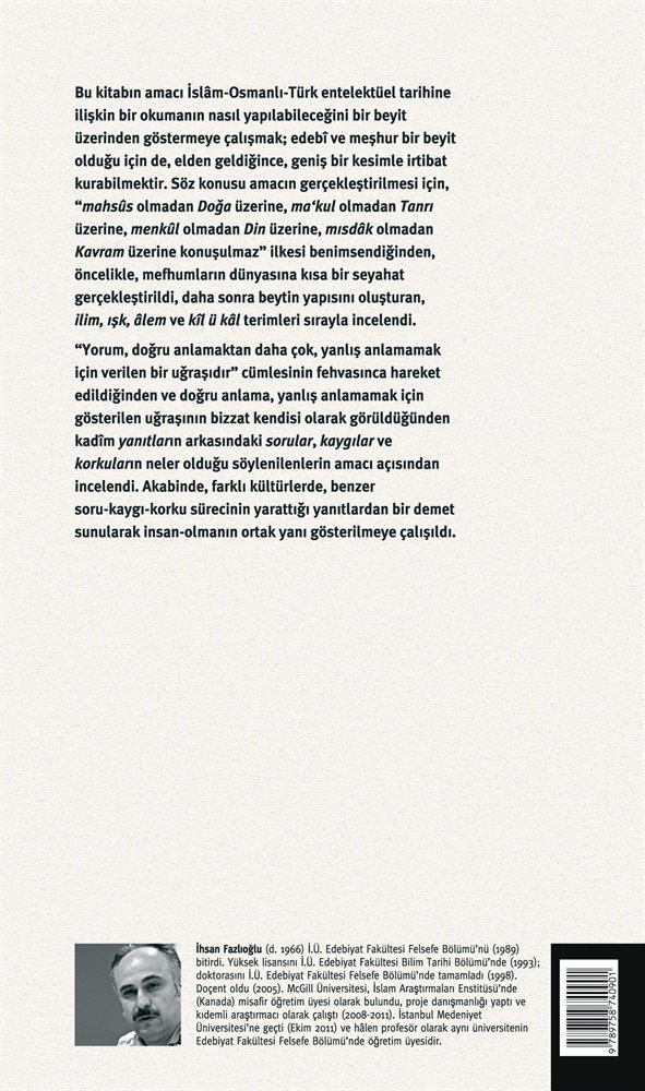 isk imis her ne var alem de ilim bir