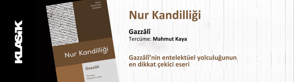Mişkâtü’l-envâr, Gazzâlî’nin (ö. 505/1111) fıkıh, kelâm, felsefe ve tasavvuf arasında geçen entelektüel serüveninin en dikkat çekici ürünlerinin başında yer almaktadır. 